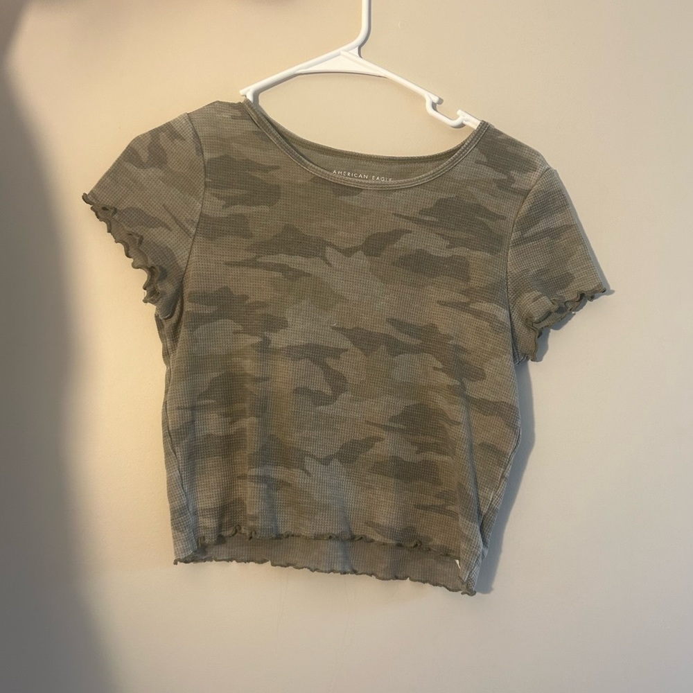 American Eagle Camo Top